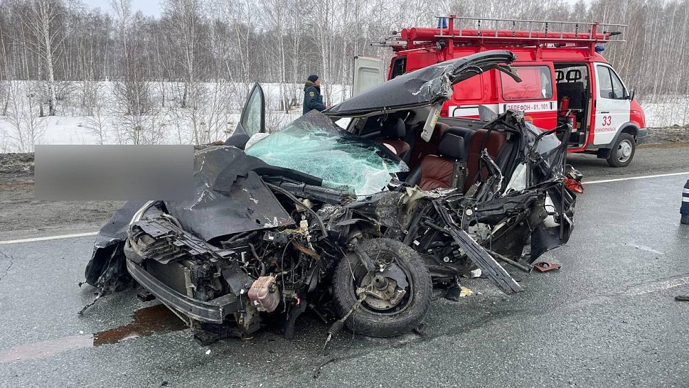 В Челябинской области 24‑летний водитель Chevrolet погибла в лобовом ДТП