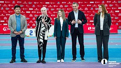 Титулованные спортсмены поддержали легкоатлетов на Кубке юных чемпионов в Челябинске