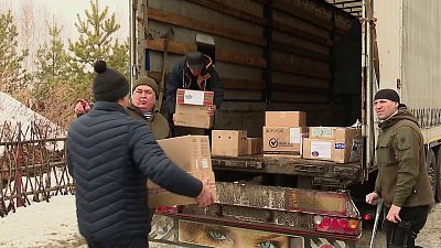 Жители Сосновского района собрали гуманитарную помощь для земляков на передовой