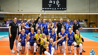 Волейбольный клуб «Динамо‑Метар‑2» вышел в финальный этап Высшей лиги