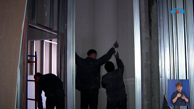 В Нязепетровске продолжается строительство нового хирургического корпуса