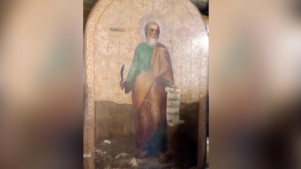В Миассе восстановили старинную ростовую икону