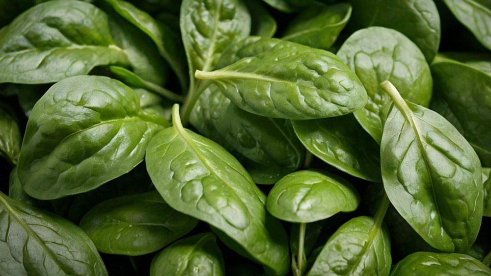 Шпинат полезен для крови и костей