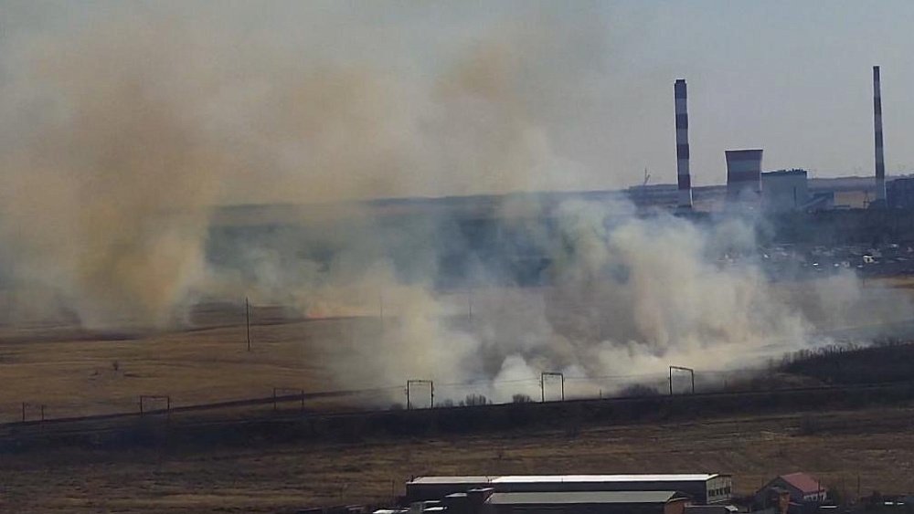 Под Троицком мужчина жег поля, чтобы клещей меньше было