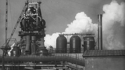 Крупнейшую в СССР домну № 5 на ММК построили сверхскоростными методами