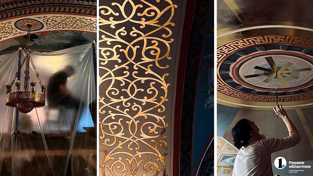 К Пасхе в Челябинске распишут нижний храм кафедрального собора