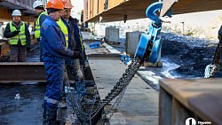 На самой крупной эстакаде в Челябинской области надвинули пролеты