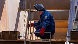 На самой крупной эстакаде в Челябинской области надвинули пролеты