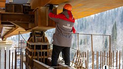 На самой крупной эстакаде в Челябинской области надвинули пролеты