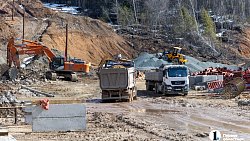 На самой крупной эстакаде в Челябинской области надвинули пролеты