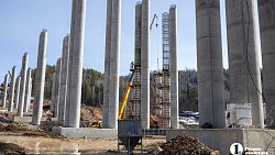 На самой крупной эстакаде в Челябинской области надвинули пролеты