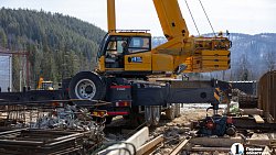 На самой крупной эстакаде в Челябинской области надвинули пролеты