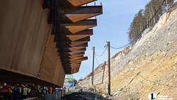 На самой крупной эстакаде в Челябинской области надвинули пролеты