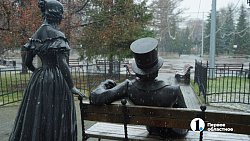 На Челябинск обрушился апрельский снегопад