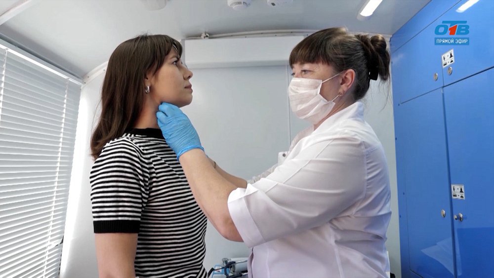 Медицинское экспресс-обследование в сюжете «Диспансеризация в Медиахолдинге „Первый Областной“»