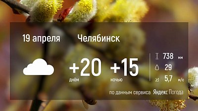 В Челябинской области ожидаются дожди и потепление