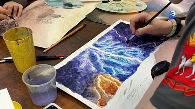 Фотографии Миасса вдохновляют юных художников