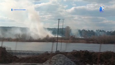 В регионе растёт количество ландшафтных пожаров