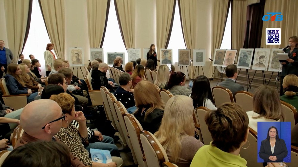 Художники нарисовали портреты бойцов СВО