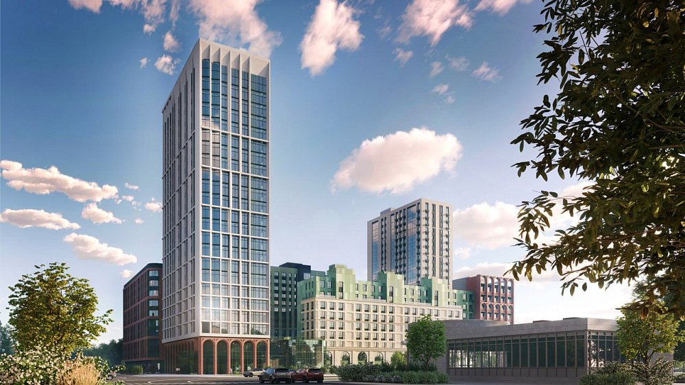В центре Челябинска началось строительство разноэтажного ЖК с бассейном