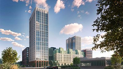 В центре Челябинска началось строительство разноэтажного ЖК с бассейном