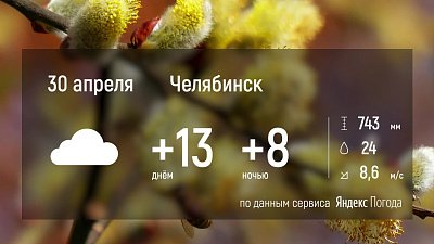 В Челябинской области ожидается переменная облачность и небольшое потепление