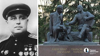 Александр Твардовский использовал образ челябинского танкиста в «Василии Теркине»