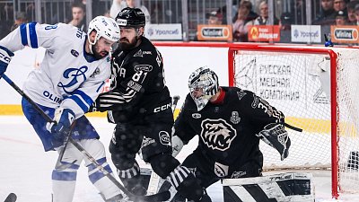 «Трактор» выиграл у «Динамо» во втором матче полуфинала Кубка Гагарина
