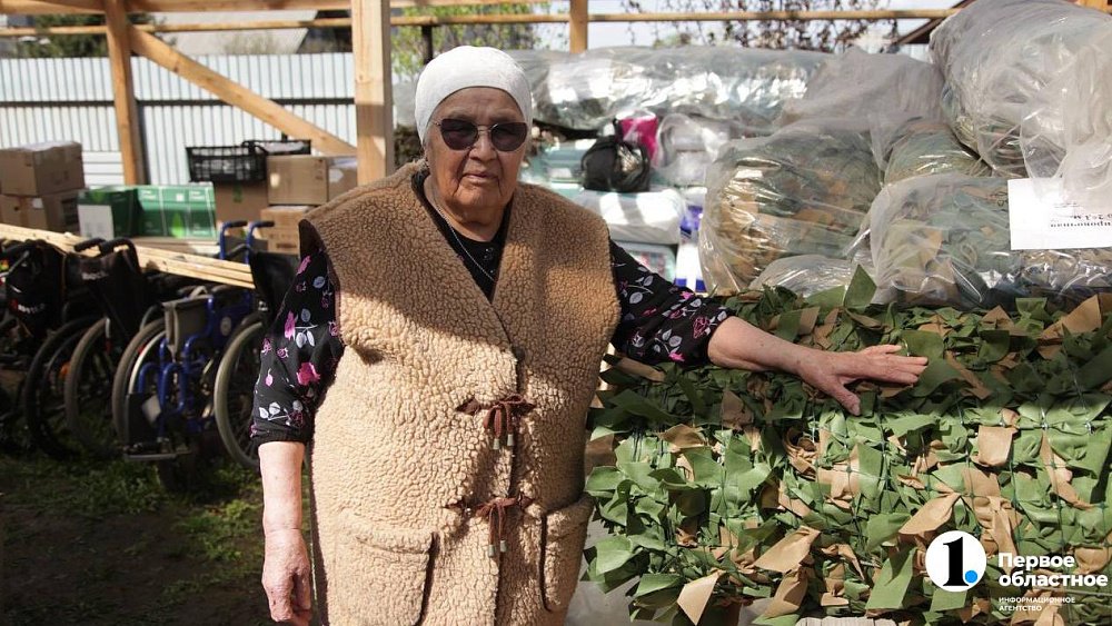Бабушка Байрамбике из Челябинска в 18‑й раз везет гуманитарную помощь бойцам