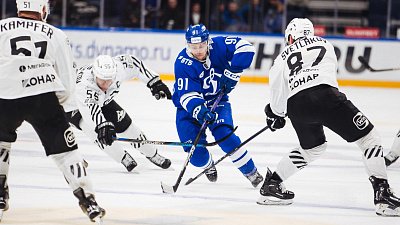 Хоккейный клуб «Трактор» выиграл у «Динамо» третий матч в Кубке Гагарина