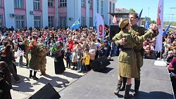 Более 5 тысяч магнитогорцев встретили «Поезд Победы»