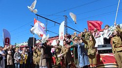 Более 5 тысяч магнитогорцев встретили «Поезд Победы»