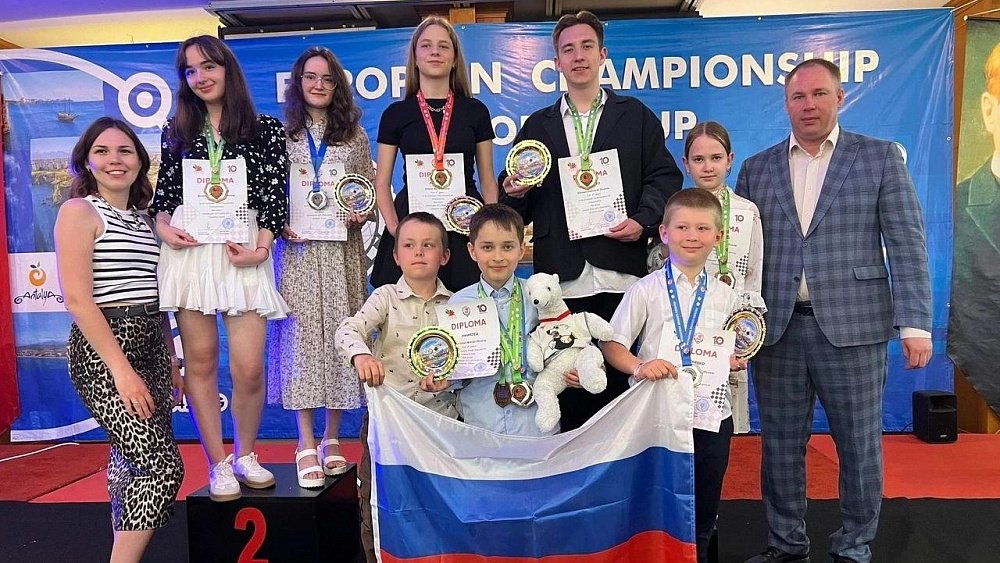 Челябинские спортсмены завоевали 10 медалей на первенстве Европы по шашкам