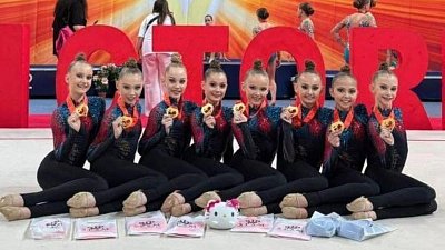 Челябинки завоевали серебро на турнире по эстетической гимнастике