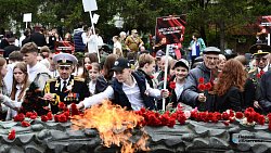 «Маршрут Памяти»: Челябинск почтил память героев Великой Отечественной войны