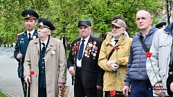 «Маршрут Памяти»: Челябинск почтил память героев Великой Отечественной войны