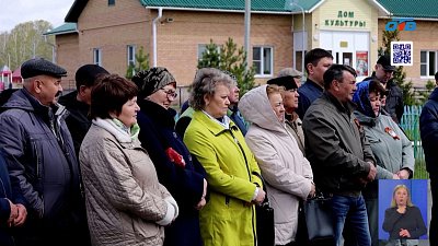 В Муслюмово перезахоронили героя войны