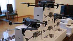 Губернатор Челябинской области передал военнослужащим 19‑го танкового полка квадрокоптеры