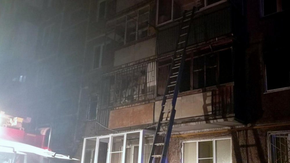 Ребенок пострадал на ночном пожаре в Челябинске