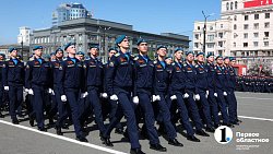 Челябинск приветствовал Победу торжественным маршем