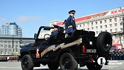 Челябинск приветствовал Победу торжественным маршем