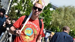 Челябинцы собрались на Кировке, чтобы отметить День Победы