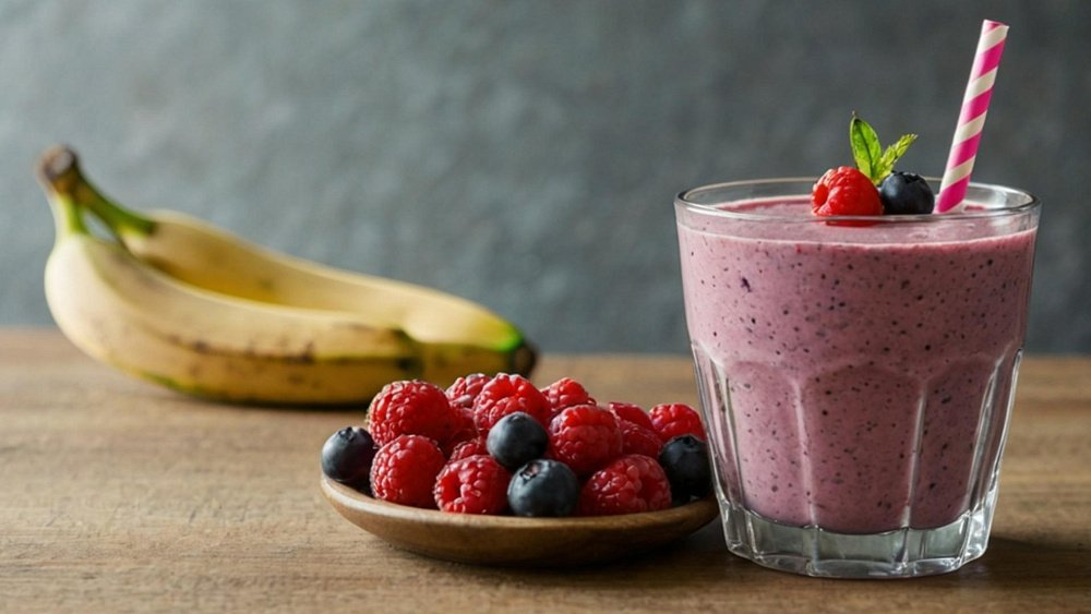 К ягодным смузи не стоит добавлять бананы
