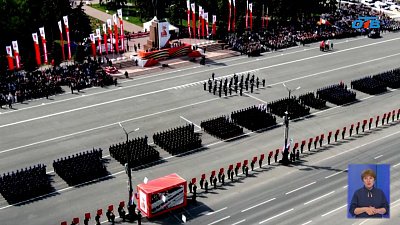 В городе масштабно отпраздновали 80-летие Победы