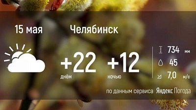 В Челябинской области ожидается облачная погода с дождями и грозами