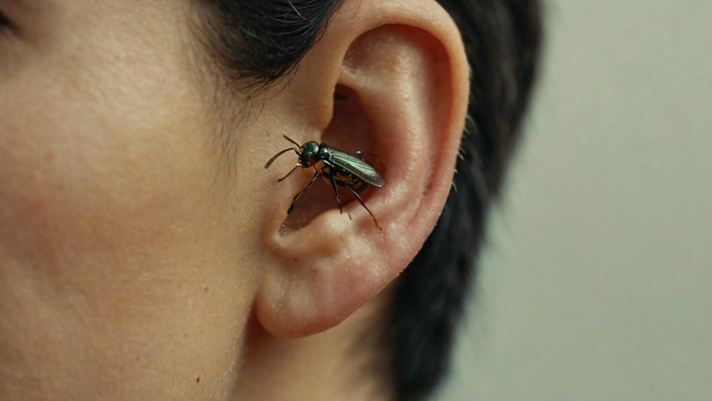 Признаки насекомого в ухе