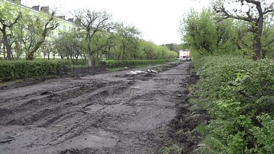 В Снежинске приступили к ремонту бульвара Циолковского