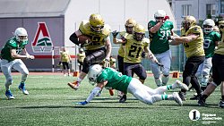 Челябинский клуб с поражения стартовал в чемпионате России по американскому футболу