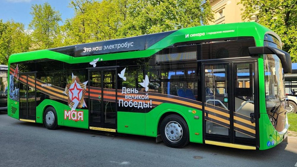 Изготовленный в Челябинске электробус протестируют в Санкт‑Петербурге