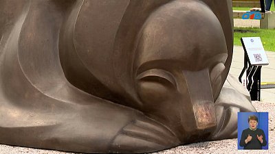 Появился новый арт-объект «Спящий медведь»